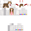 Minecraft skin texture, 64x64 pixels
