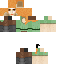 Minecraft skin texture, 64x64 pixels