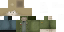 Minecraft skin texture, 64x32 legacy pixels