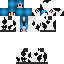 Minecraft skin texture, 64x64 pixels