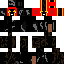 Minecraft skin texture, 64x64 pixels