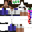 Minecraft skin texture, 64x64 pixels