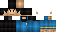 Minecraft skin texture, 64x32 legacy pixels