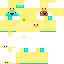 Minecraft skin texture, 64x64 pixels