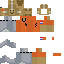 Minecraft skin texture, 64x64 pixels