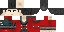 Minecraft skin texture, 64x32 legacy pixels