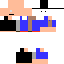 Minecraft skin texture, 64x64 pixels