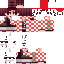 Minecraft skin texture, 64x64 pixels