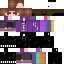 Minecraft skin texture, 64x64 pixels