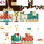 Minecraft skin texture, 64x64 pixels
