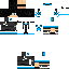Minecraft skin texture, 64x64 pixels