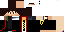Minecraft skin texture, 64x32 legacy pixels