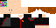 Minecraft skin texture, 64x32 legacy pixels