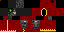 Minecraft skin texture, 64x32 legacy pixels