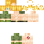 Minecraft skin texture, 64x64 pixels