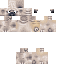 Minecraft skin texture, 64x64 pixels