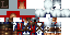 Minecraft skin texture, 64x32 legacy pixels