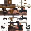 Minecraft skin texture, 64x64 pixels