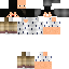 Minecraft skin texture, 64x64 pixels