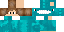 Minecraft skin texture, 64x32 legacy pixels