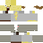 Minecraft skin texture, 64x64 pixels