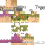 Minecraft skin texture, 64x64 pixels