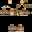 Minecraft skin texture, 64x64 pixels