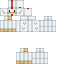 Minecraft skin texture, 64x64 pixels