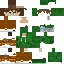 Minecraft skin texture, 64x64 pixels