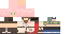 Minecraft skin texture, 64x32 legacy pixels