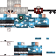 Minecraft skin texture, 64x64 pixels