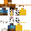 Minecraft skin texture, 64x64 pixels