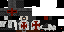 Minecraft skin texture, 64x32 legacy pixels