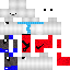 Minecraft skin texture, 64x64 pixels