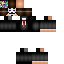 Minecraft skin texture, 64x64 pixels