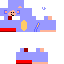Minecraft skin texture, 64x64 pixels