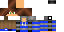 Minecraft skin texture, 64x32 legacy pixels
