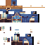 Minecraft skin texture, 64x64 pixels