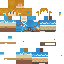 Minecraft skin texture, 64x64 pixels