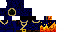 Minecraft skin texture, 64x32 legacy pixels