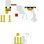 Minecraft skin texture, 64x64 pixels