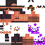 Minecraft skin texture, 64x64 pixels