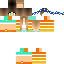 Minecraft skin texture, 64x64 pixels