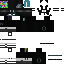 Minecraft skin texture, 64x64 pixels