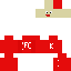 Minecraft skin texture, 64x64 pixels
