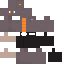 Minecraft skin texture, 64x64 pixels