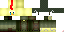 Minecraft skin texture, 64x32 legacy pixels