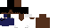 Minecraft skin texture, 64x32 legacy pixels