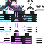 Minecraft skin texture, 64x64 pixels