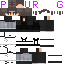Minecraft skin texture, 64x64 pixels